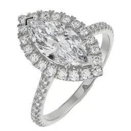 Emori 14k White Gold & Diamond Vine Engagement Ring-picture-29