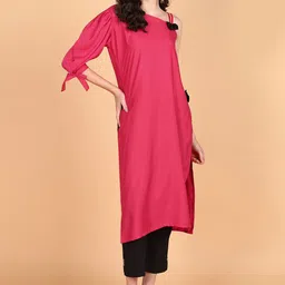 Aiza Collection One Shoulder Straight Kurta-image-7