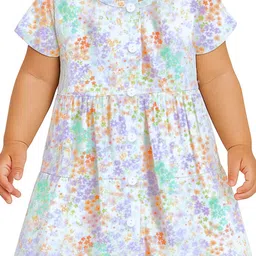 Nuego Floral Print Ruffled A-Line Dress image 4
