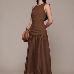 MANGO Drop-Waist Maxi Dress-picture-5