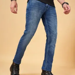 SF Jeans by Pantaloons Medium Blue Slim Fit Jeans image 4