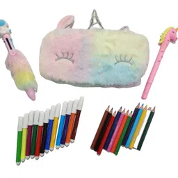 Pouch Unicorn Shape for Kids/Coin Pouch/Pen Pencil Pouch/Accessories Pouch Multipurpose image 1
