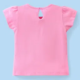 Babyhug Disney Cotton Knit Half Sleeves Tops with Aristocats Marie Graphics Pack Of 3 - Multicolour image 3