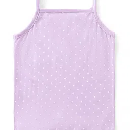 Babyhug Disney Singlet Sleeves Slips with Polka Dots & Minnie Mouse Print Pack of 3 - Pink Purple & Green image 3