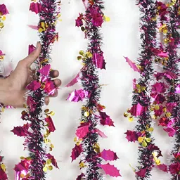 TIED RIBBONS Pink Set Of 4 Christmas Garlands for Home Decoration-picture-28