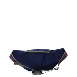 F Gear Unisex Navy Blue & Grey Solid Lattitude Waist Pouch image 3