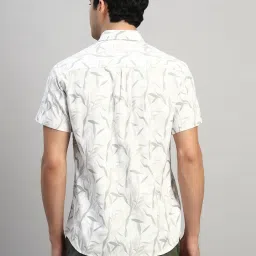 Cantabil Green Regular Fit Printed Casual Shirt image 2