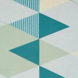 Klotthe Multicolor Cotton Printed 400 TC King Flat Bedsheet with 2 Pillow Covers image 5