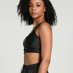 Puma Black Sports Crop Top image 3