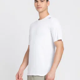 Adidas Light Grey Slim Fit Sports T-Shirt image 3