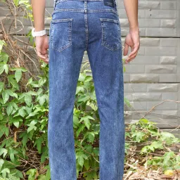 Thomas Scott Blue Slim Fit Lightly Washed Jeans image 2