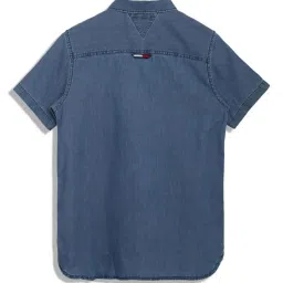 Tommy Hilfiger Kids Medium Wash Regular Fit Shirt image 2