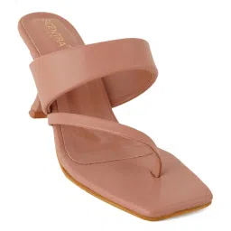 Scentra Women's Peach Casual Stilettos image 3