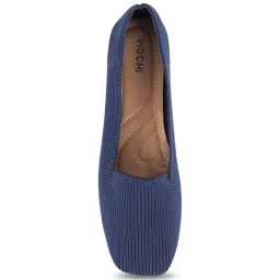 Mochi Women's Navy Flat Ballets image 3