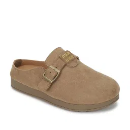 Truffle Collection Women's Khaki Mule Shoes image 2