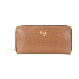 Baggit Brown Textured Large Zip Around Wallet-image-40