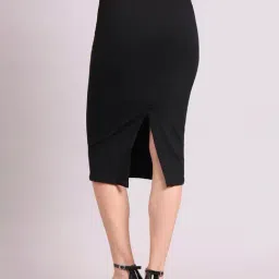 Powersutra Black Regular Fit Skirt image 2