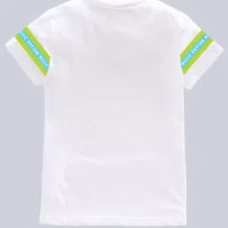 Codez Kids White & Navy Printed T-Shirt (Pack Of 2) image 2