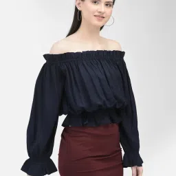 Eavan Black Regular Fit Top image 3
