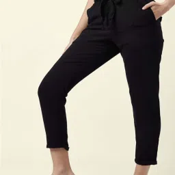 Honey by Pantaloons Black High Rise Pants image 3