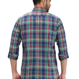 Colorplus Green Regular Fit Checks Shirt image 2