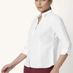 Annabelle by Pantaloons White Regular Fit Shirt image 3