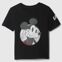 GAP Boys Black Graphic T-Shirt-image-67