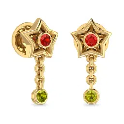 PC Jeweller Reva 18k Gold Earrings for Women-picture-36