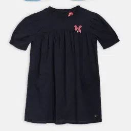 Blue Giraffe Kids Blue Dress-image-73