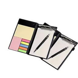 PAPERLLA Memo Note Pad & Note Book With Sticky Notes & Clip Holder 50 Sheet Plain Paper, C0407A (Pack of 2)-image-15