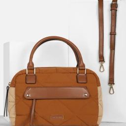 Van Heusen Brown Quilted Handbag-picture-18