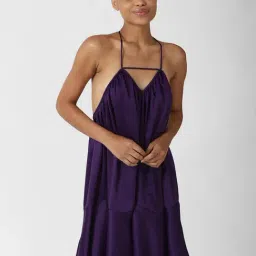 Forever 21 Blue Boxy Regular Fit A Line Dress-picture-14