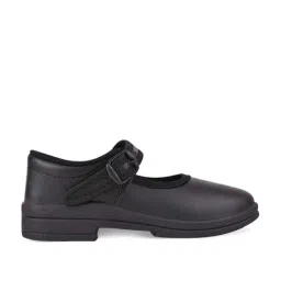 Campus Kids Jet Black Mary Jane Shoes-image-15