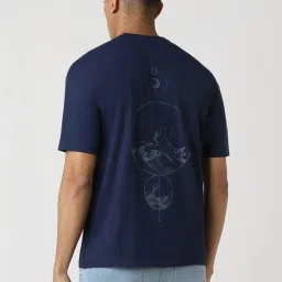 Van Heusen Navy Regular Fit T-Shirt image 2