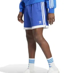 Adidas Originals Blue Regular Fit Self Pattern Sports Shorts-image-22