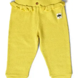 MiArcus Kids Yellow Cotton Regular Fit Joggers-picture-32