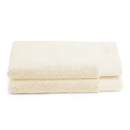 Spaces Luxury Pearled Ivory Egyptian Cotton 670 GSM Hand Towel - Set of 2 image 3