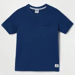 Fame Forever by Lifestyle Kids Blue Cotton Regular Fit T-Shirt-image-29