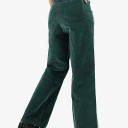 The Souled Store Teal Relaxed Fit Pants image 2