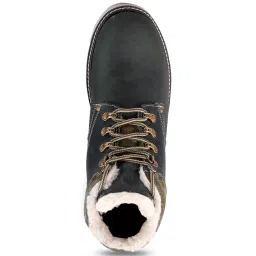 Bacca Bucci Men's MOSCOW Olive Derby Boots image 3