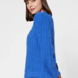Vero Moda Blue Regular Fit Sweater image 3