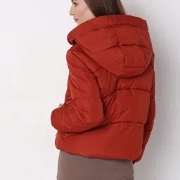 Vero Moda Rust Relaxed Fit Puffer Jacket image 3