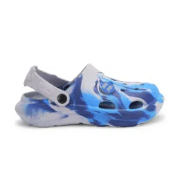 Lucy&Luke By Liberty Kids ALEX-02E Navy & White Back Strap Clogs image 3