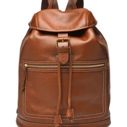 Fossil Fletcher Brown Medium Leather Backpack-picture-38