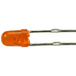 LUMEX LED, AMBER, T-1 (3MM), 15MCD, 605NM, SSL-LX3044AD. (Pack of 5)-picture-40
