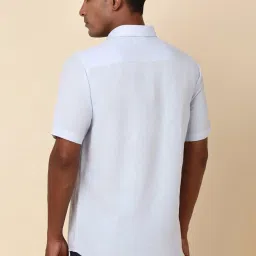 Allen Solly Blue Slim Fit Shirt image 2