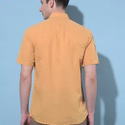 Crimsoune Club Mustard Slim Fit Shirt image 2