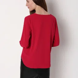 Vero Moda Red Regular Fit Shirt image 3