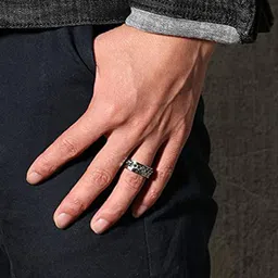 MEENAZ Silver-Plated Finger Ring image 2