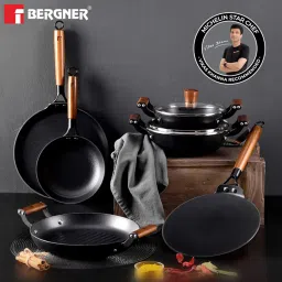 Bergner Odin Black Cast Iron Iron Frypan (24 cm) image 2